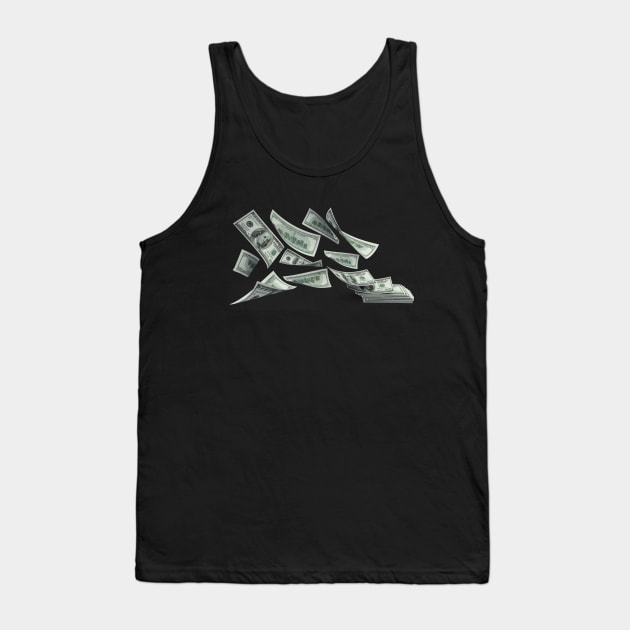 Dollars T-shirt Tank Top by Surta Comigo